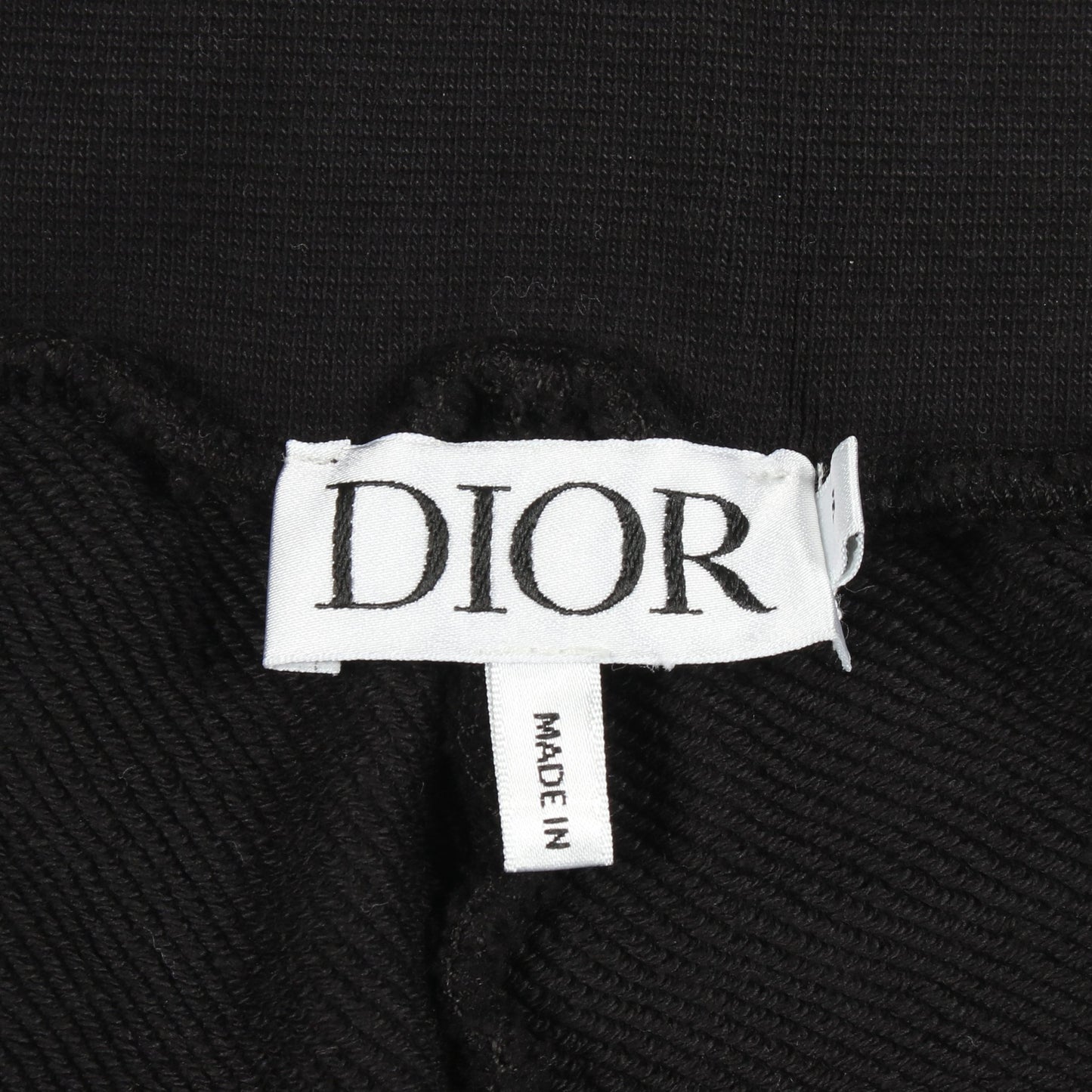 スウェットパンツ ダイダイ柄 刺繍 コットン ブラック ホワイト キッズ ディオール ボトムス DIOR