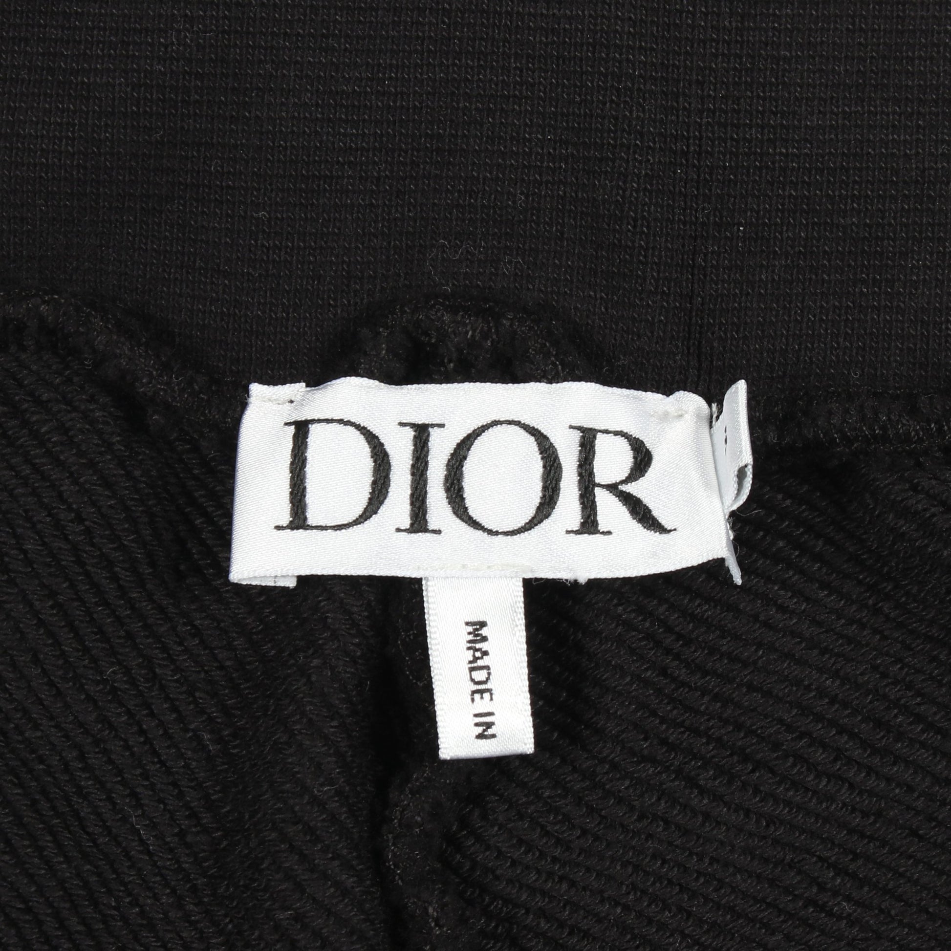 スウェットパンツ ダイダイ柄 刺繍 コットン ブラック ホワイト キッズ ディオール ボトムス DIOR