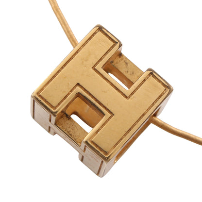 カージュドアッシュ Hキューブ ネックレス GP ゴールド エルメス アクセサリー HERMES