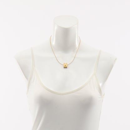 カージュドアッシュ Hキューブ ネックレス GP ゴールド エルメス アクセサリー HERMES