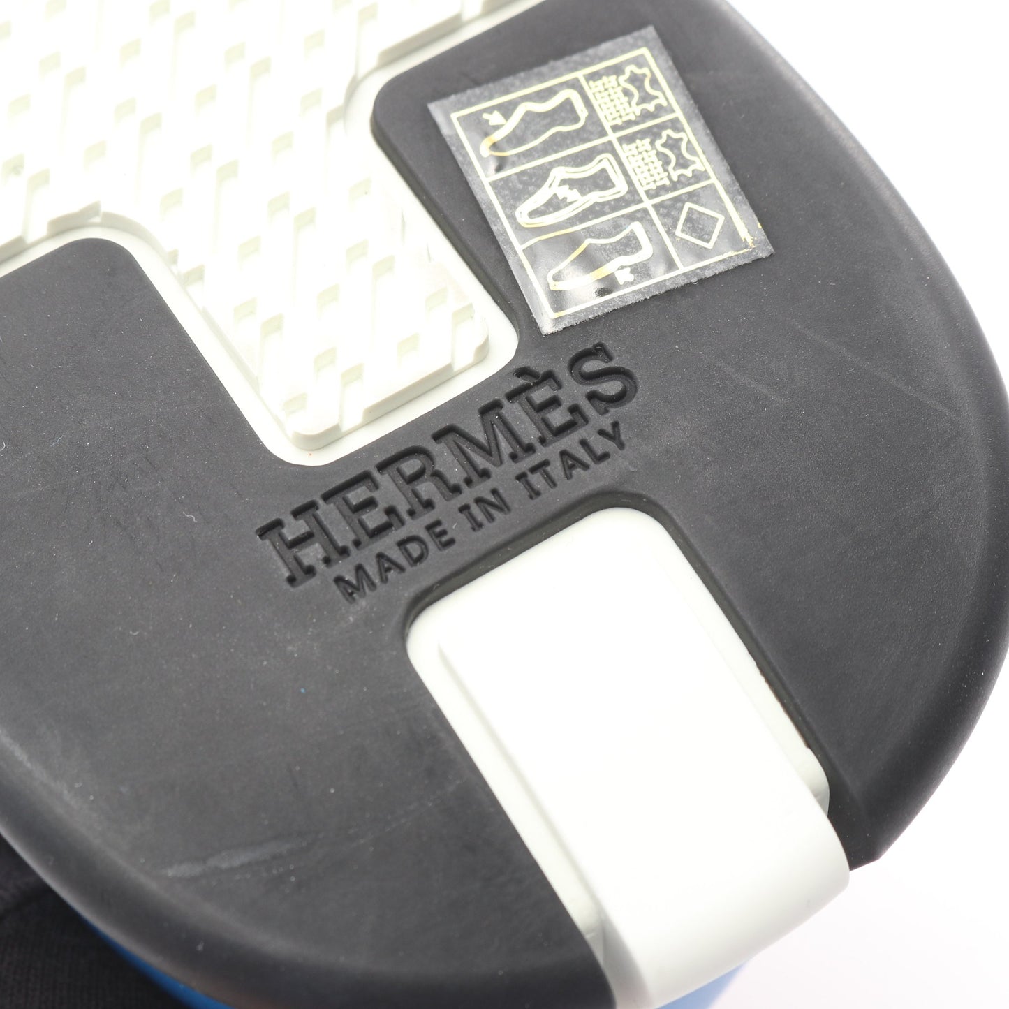 エクスプロイト スニーカー ニットファブリック ブルー レッド オレンジ エルメス シューズ HERMES