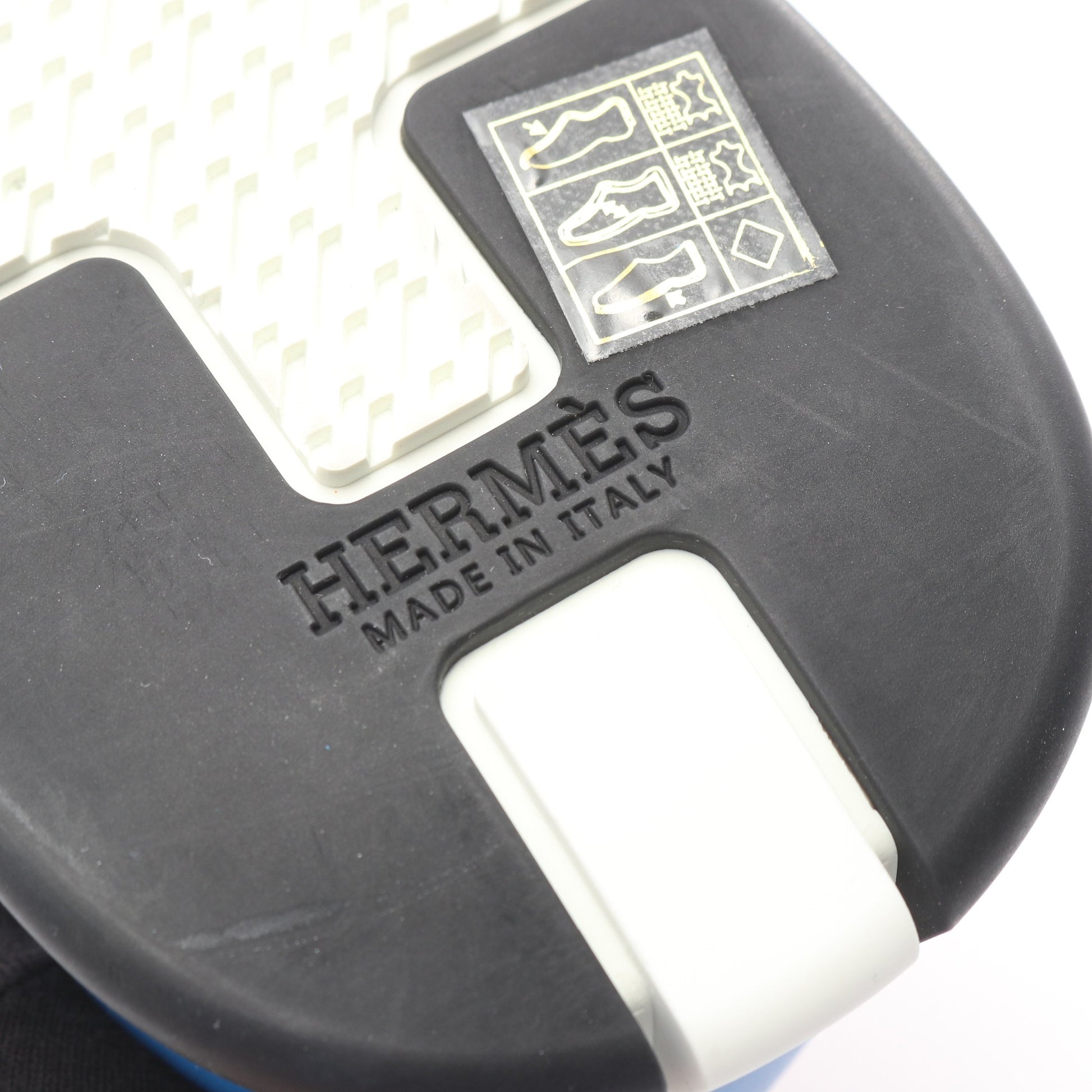 エクスプロイト スニーカー ニットファブリック ブルー レッド オレンジ エルメス シューズ HERMES