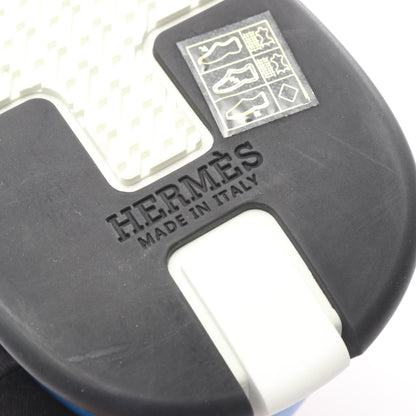 エクスプロイト スニーカー ニットファブリック ブルー レッド オレンジ エルメス シューズ HERMES