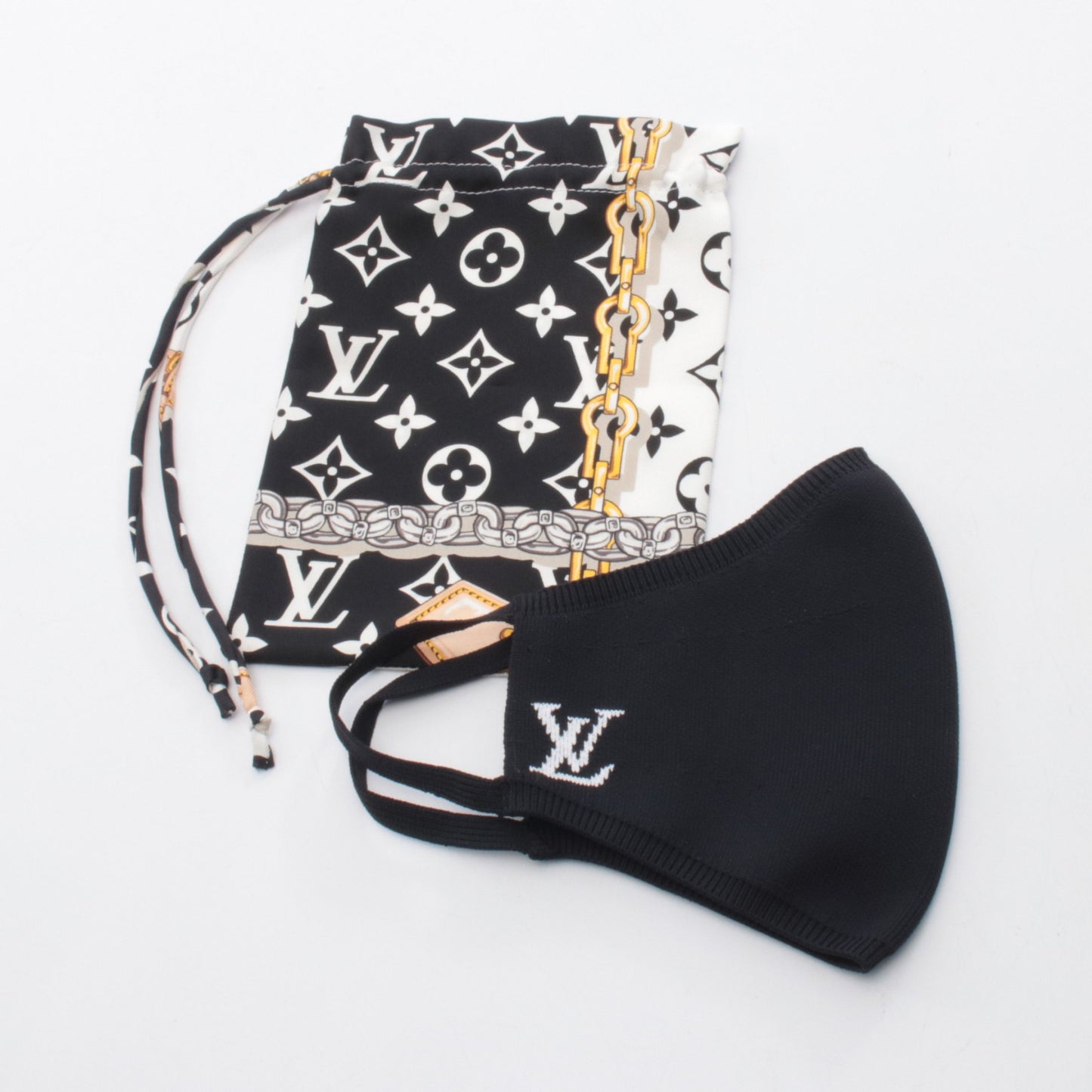マスク マイユ マスクカバー 小物 ナイロン ブラック ホワイト ルイヴィトン 財布・小物 LOUIS VUITTON