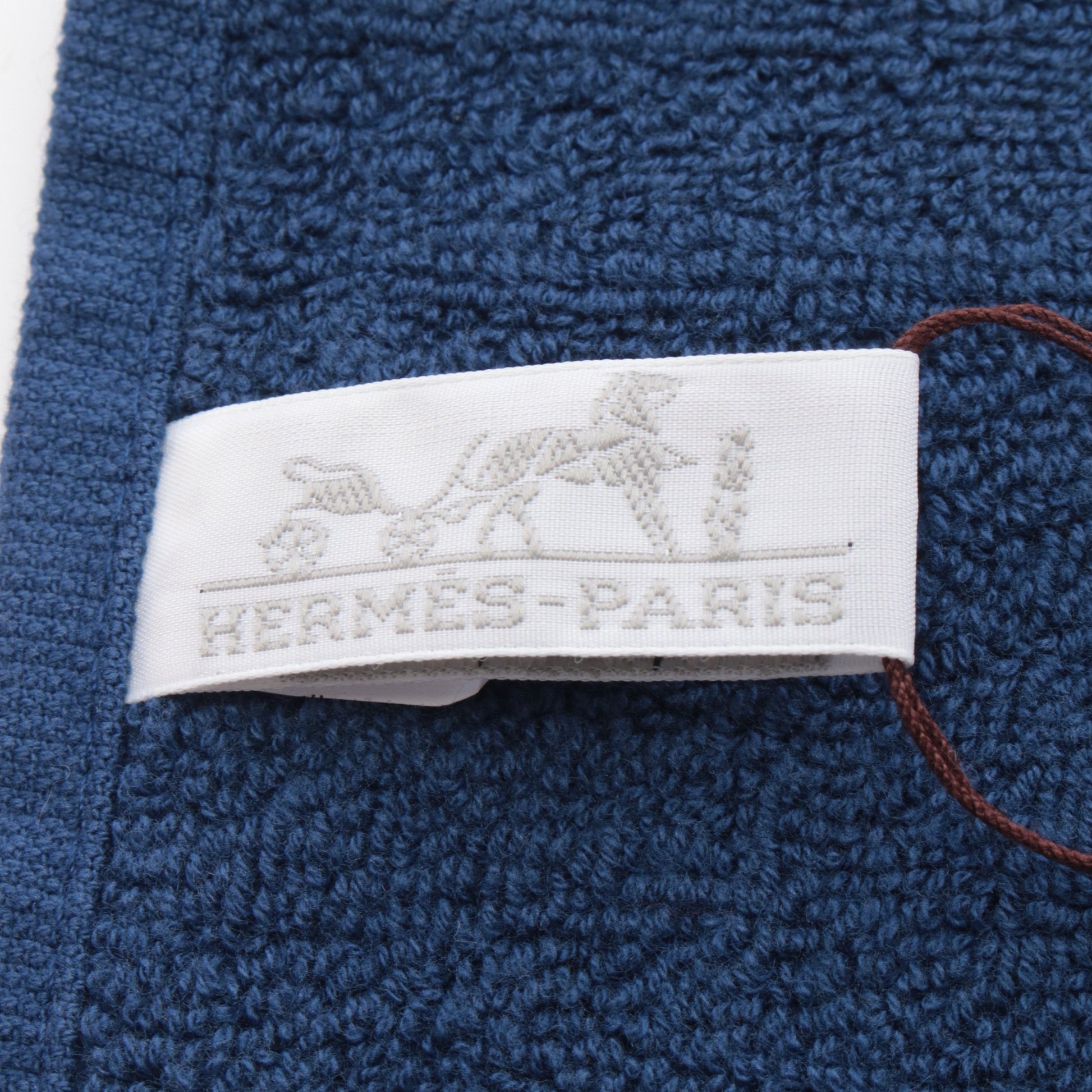 カレタオル ステアーズ マリン タオル コットン ネイビー エルメス 財布・小物 HERMES
