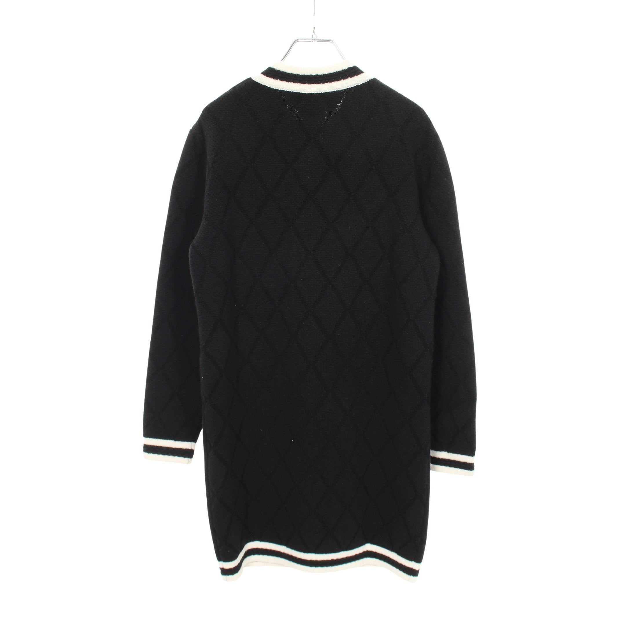 GUCCI イタリア製黒ロングカーディガン Gucci GGジャカード リバーシブル カーディガン | ブラック | FARFETCH JP