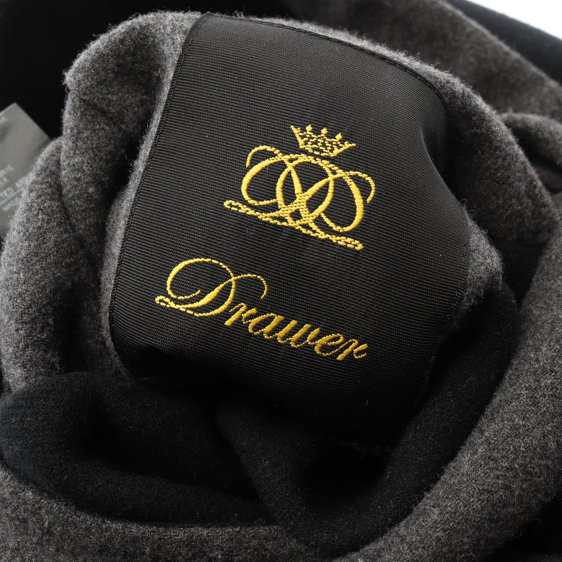 ロングジレ ベスト ウール ブラック グレー ダブルブレスト リバーシブル ドゥロワー アウター Drawer