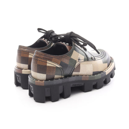 LVチェッカーライン ダモフラージュ スニーカー PVC カーキグリーン マルチカラー ルイヴィトン シューズ LOUIS VUITTON