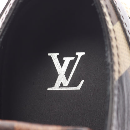 LVチェッカーライン ダモフラージュ スニーカー PVC カーキグリーン マルチカラー ルイヴィトン シューズ LOUIS VUITTON