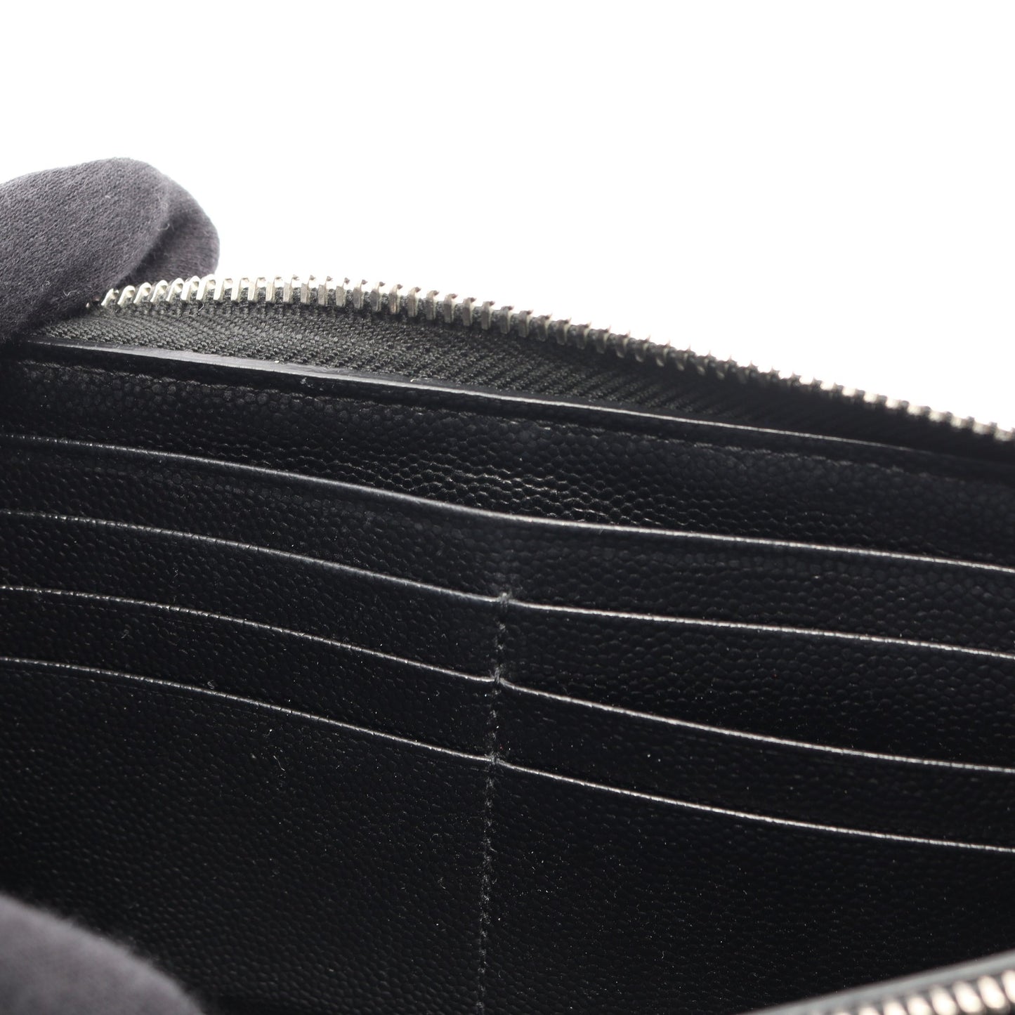 モノグラム サンローラン ラウンドファスナー長財布 レザー ブラック サンローランパリ 財布・小物 SAINT LAURENT PARIS