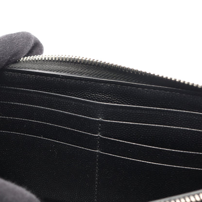 モノグラム サンローラン ラウンドファスナー長財布 レザー ブラック サンローランパリ 財布・小物 SAINT LAURENT PARIS