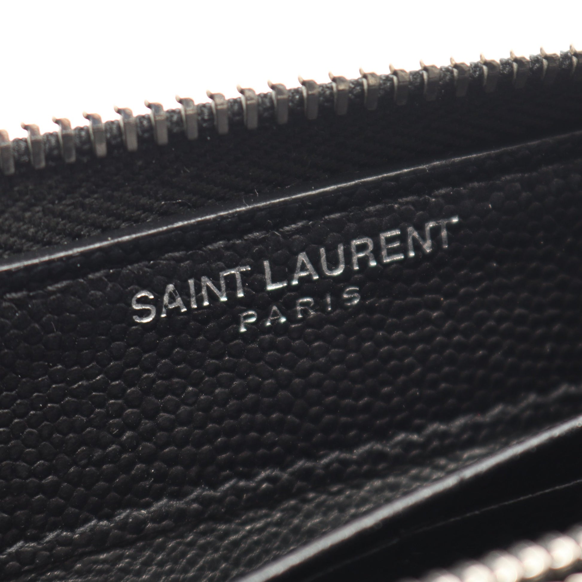 モノグラム サンローラン ラウンドファスナー長財布 レザー ブラック サンローランパリ 財布・小物 SAINT LAURENT PARIS