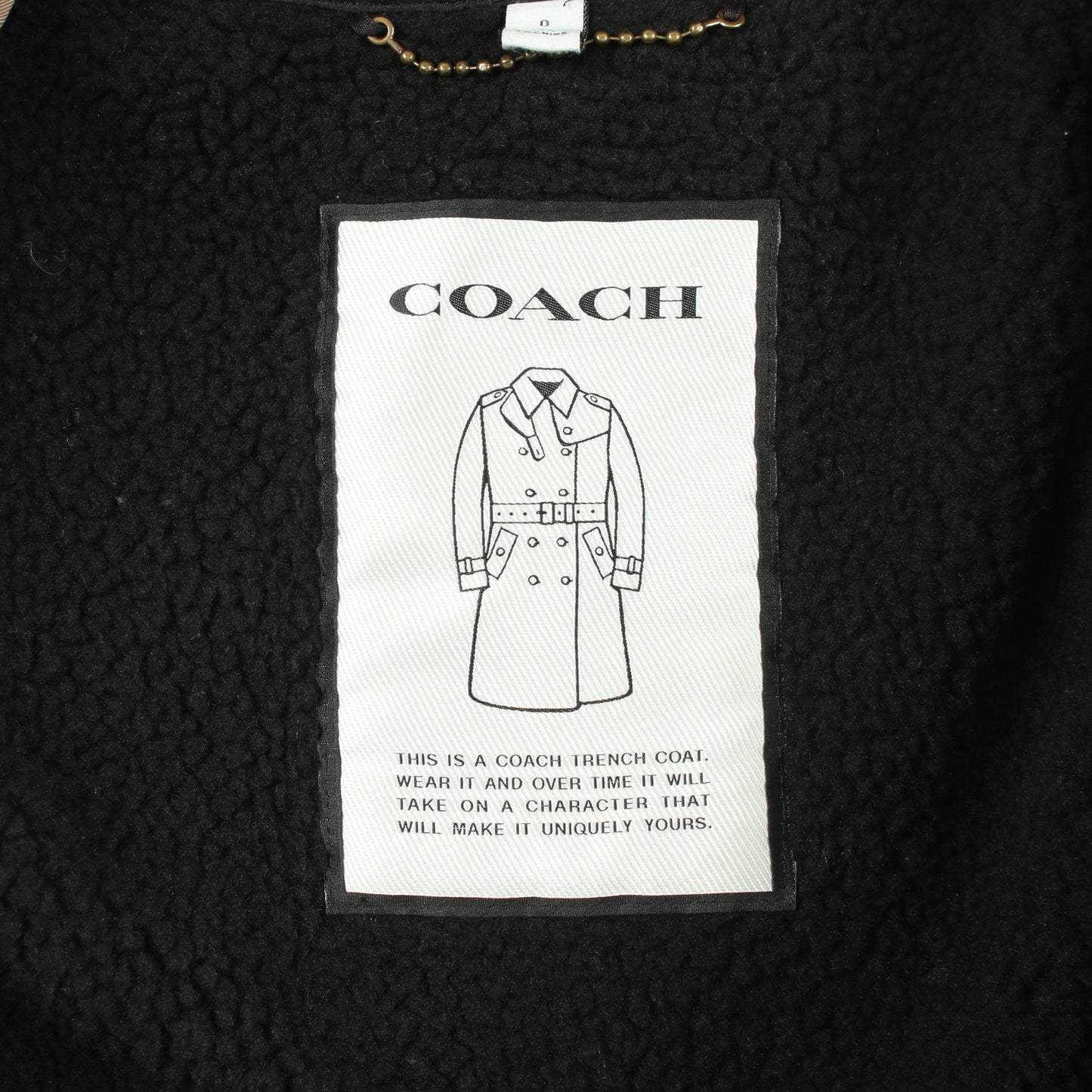 フーデッド トレンチ トレンチコート コットン グレーブラウン コーチ アウター COACH