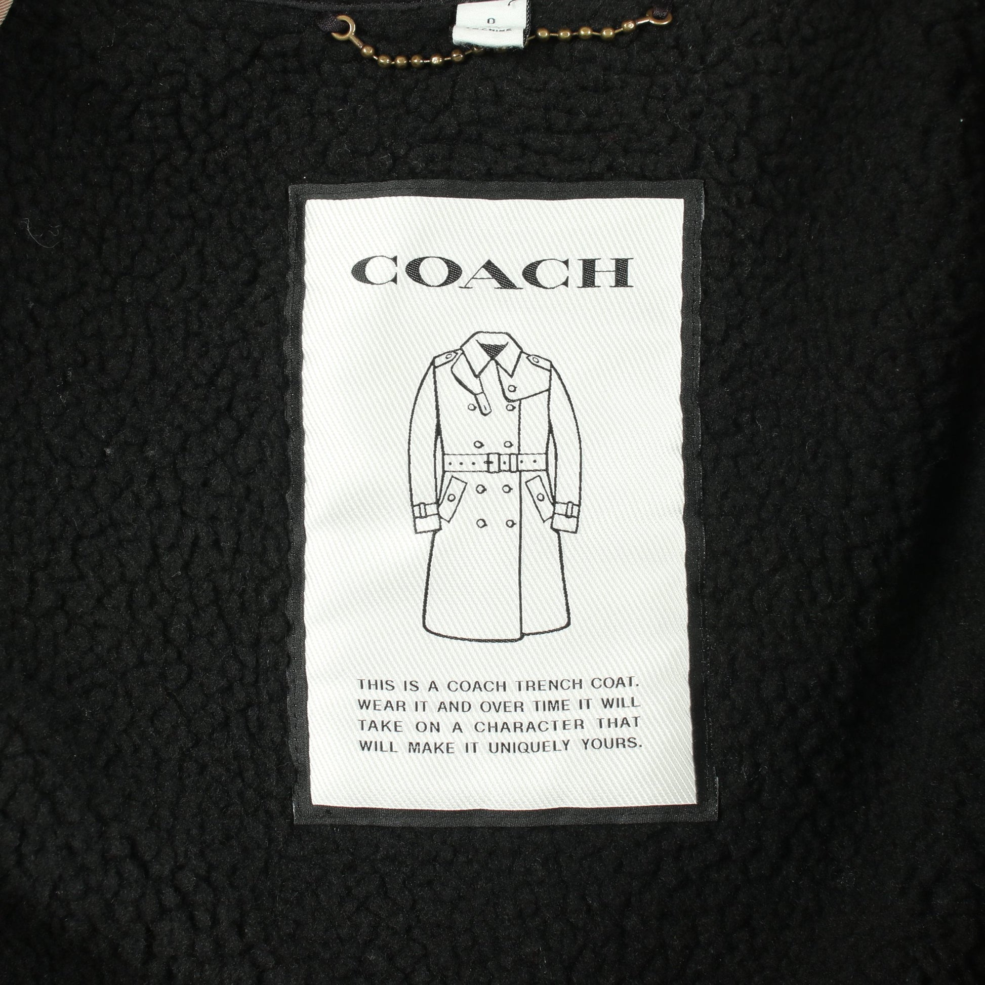 フーデッド トレンチ トレンチコート コットン グレーブラウン コーチ アウター COACH