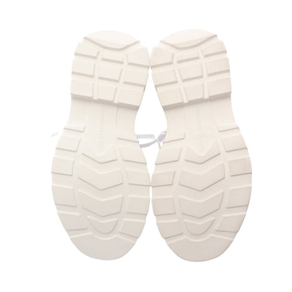 TREAD SLICK ハイカットスニーカー レザー シルバー アレキサンダーマックイーン シューズ ALEXANDER MCQUEEN