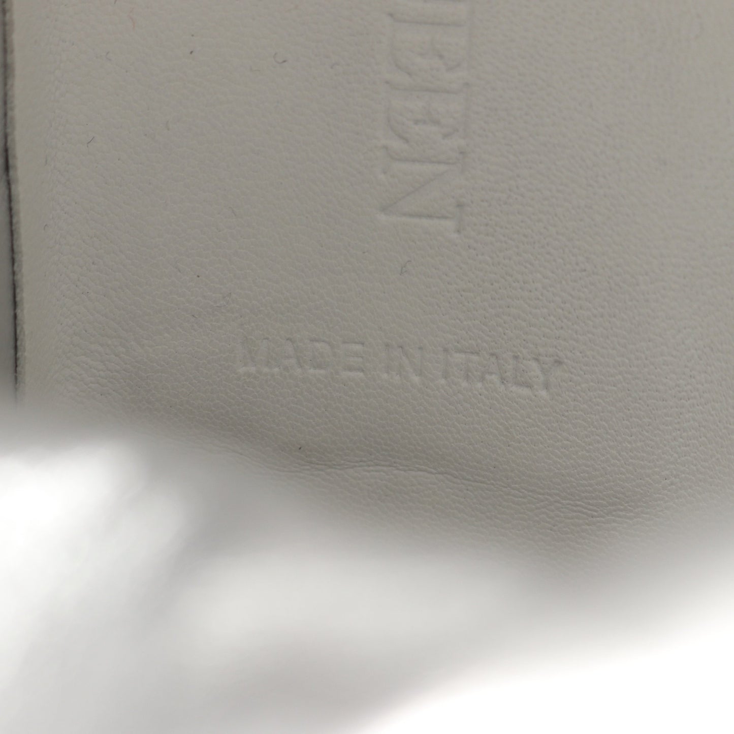 TREAD SLICK ハイカットスニーカー レザー シルバー アレキサンダーマックイーン シューズ ALEXANDER MCQUEEN