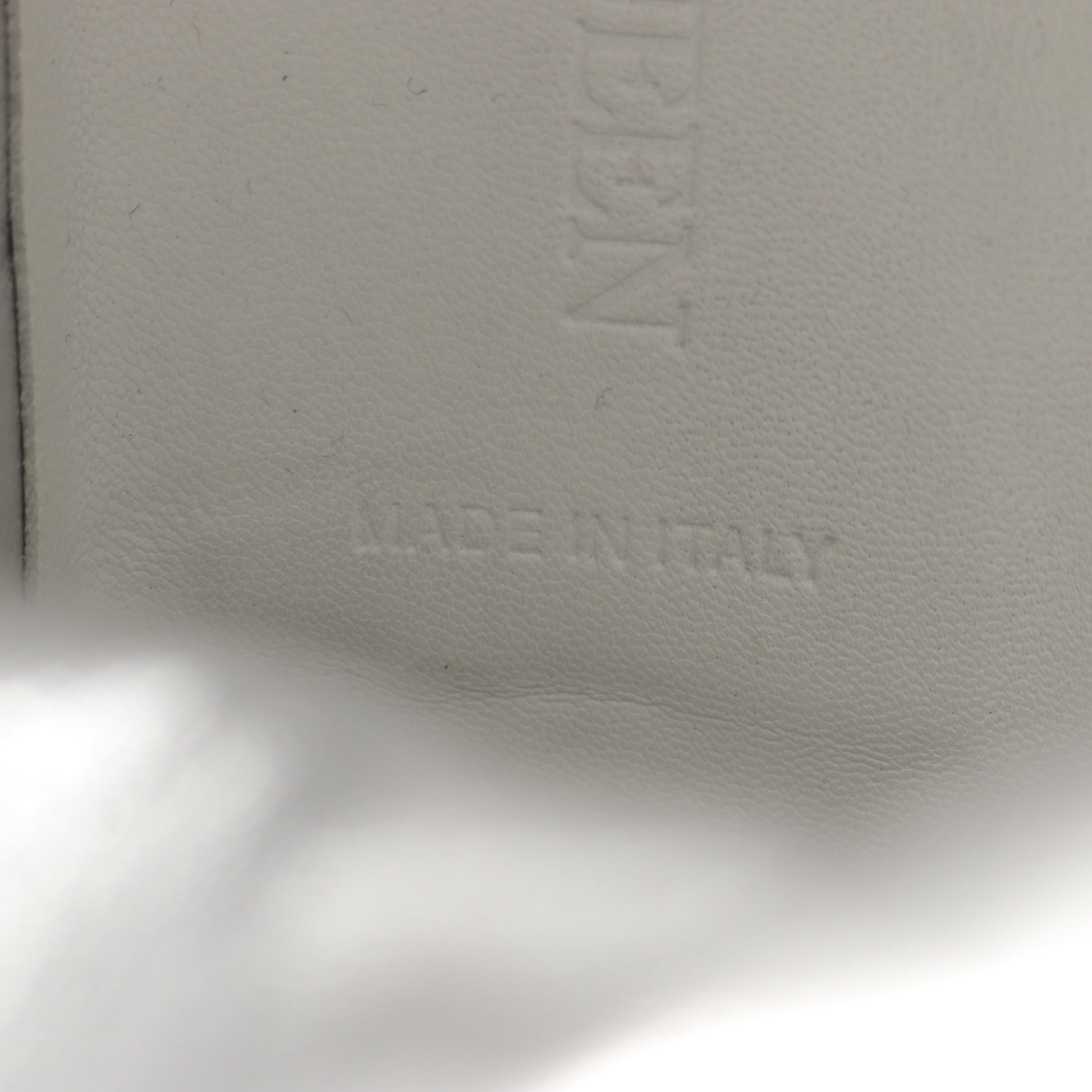 TREAD SLICK ハイカットスニーカー レザー シルバー アレキサンダーマックイーン シューズ ALEXANDER MCQUEEN