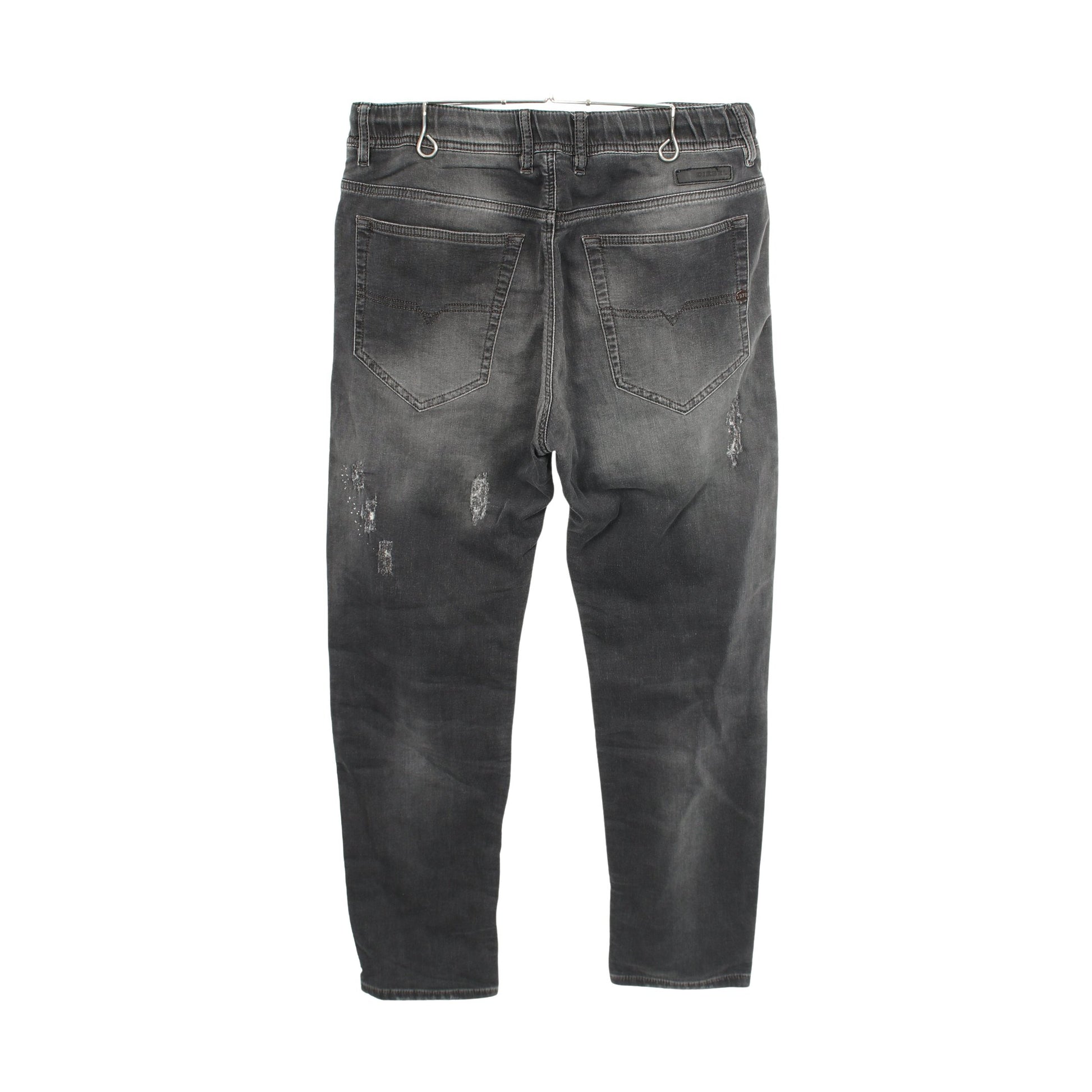 NARROT-NE JOGG JEANS デニムパンツ ジョガーパンツ コットン グレー ヴィンテージ加工 ディーゼル ボトムス DIESEL