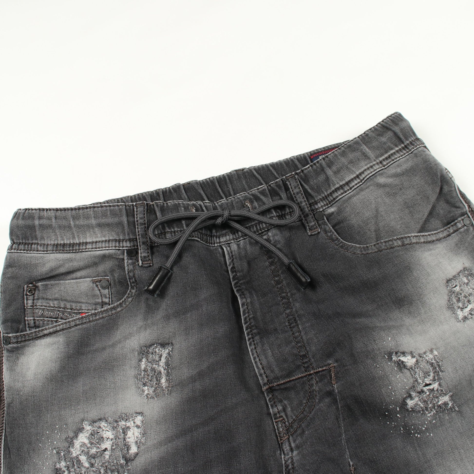 NARROT-NE JOGG JEANS デニムパンツ ジョガーパンツ コットン グレー ヴィンテージ加工 ディーゼル ボトムス DIESEL