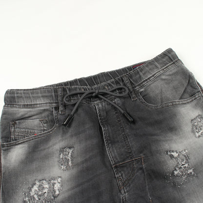 NARROT-NE JOGG JEANS デニムパンツ ジョガーパンツ コットン グレー ヴィンテージ加工 ディーゼル ボトムス DIESEL