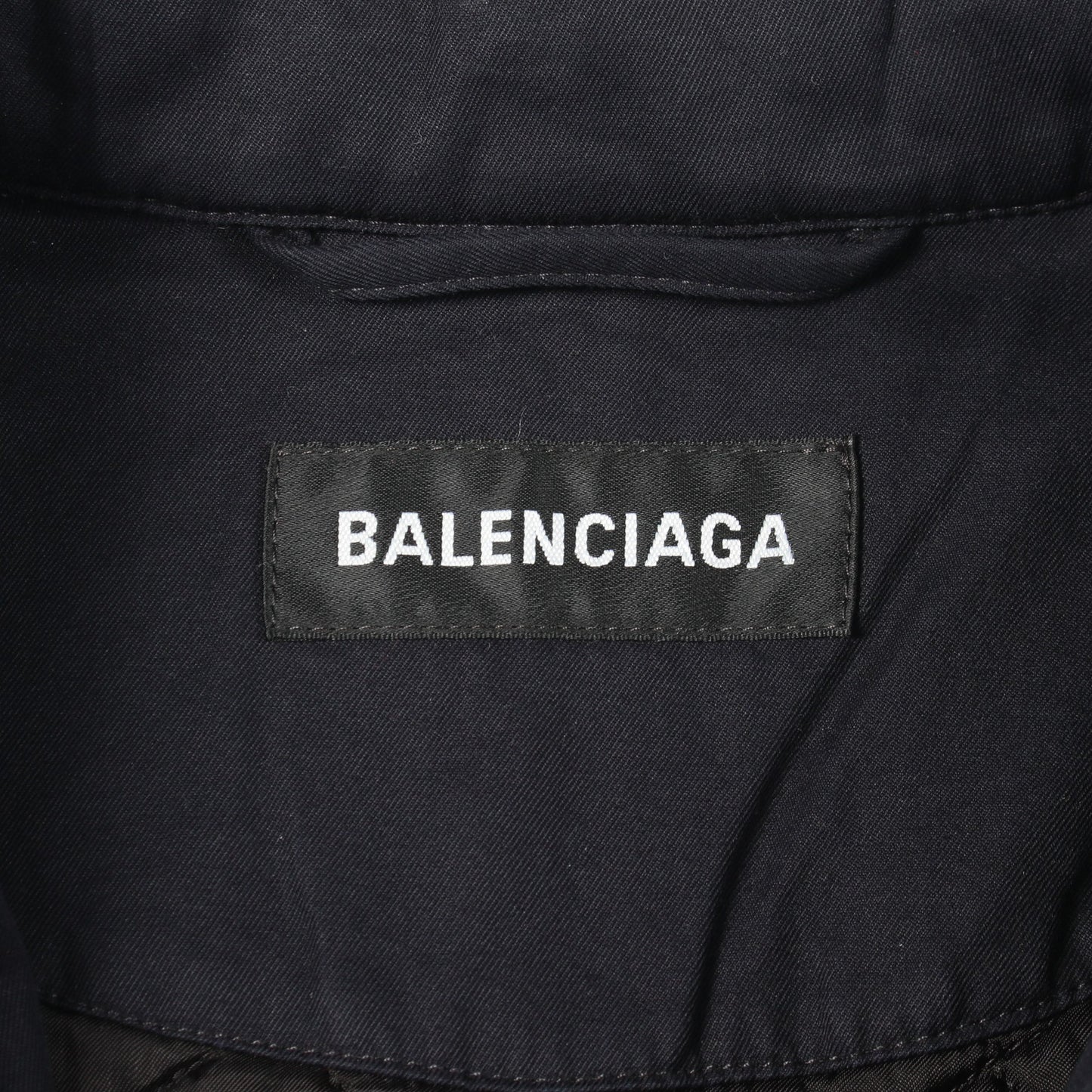 レイヤードライク コート チェック コットン レッド ネイビー ブラック バレンシアガ アウター BALENCIAGA