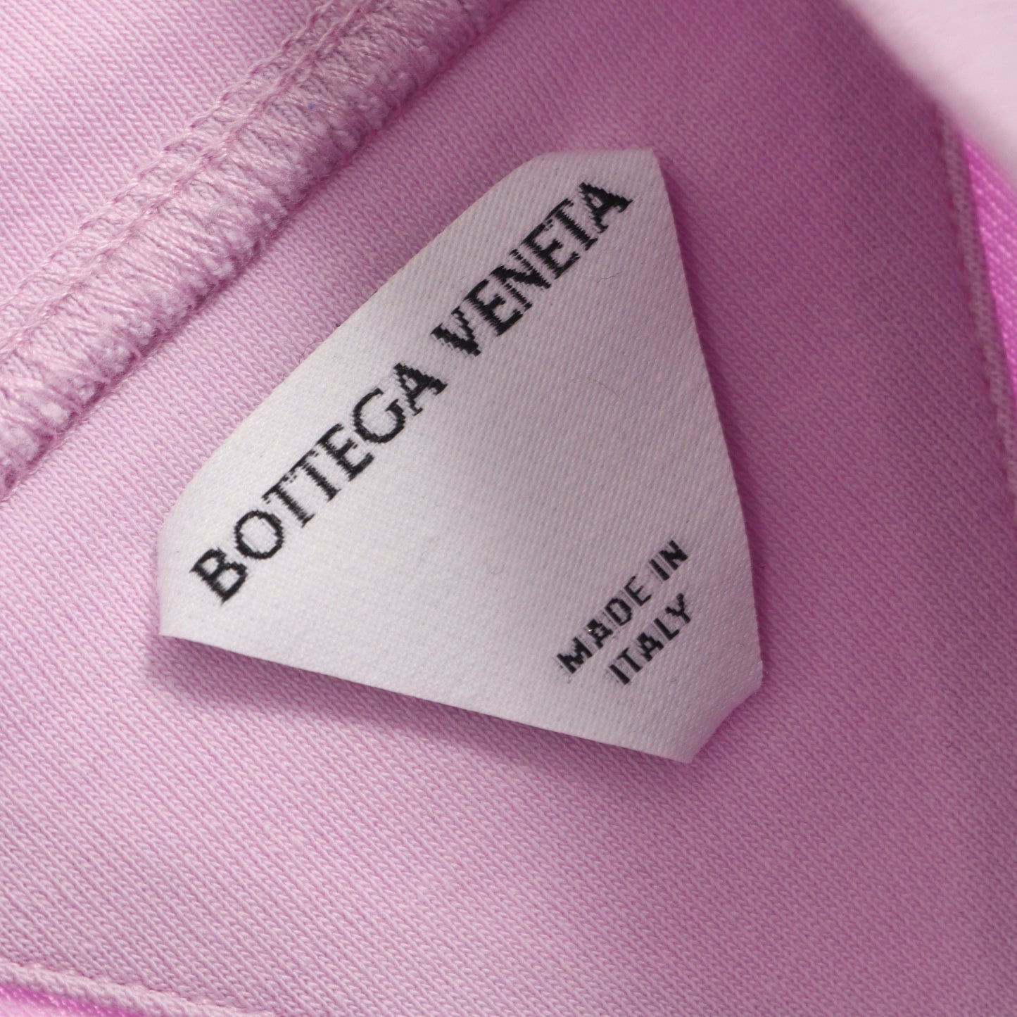 カットソー タートルネック ロゴ刺繍 コットン ライトパープル ボッテガヴェネタ トップス BOTTEGA VENETA