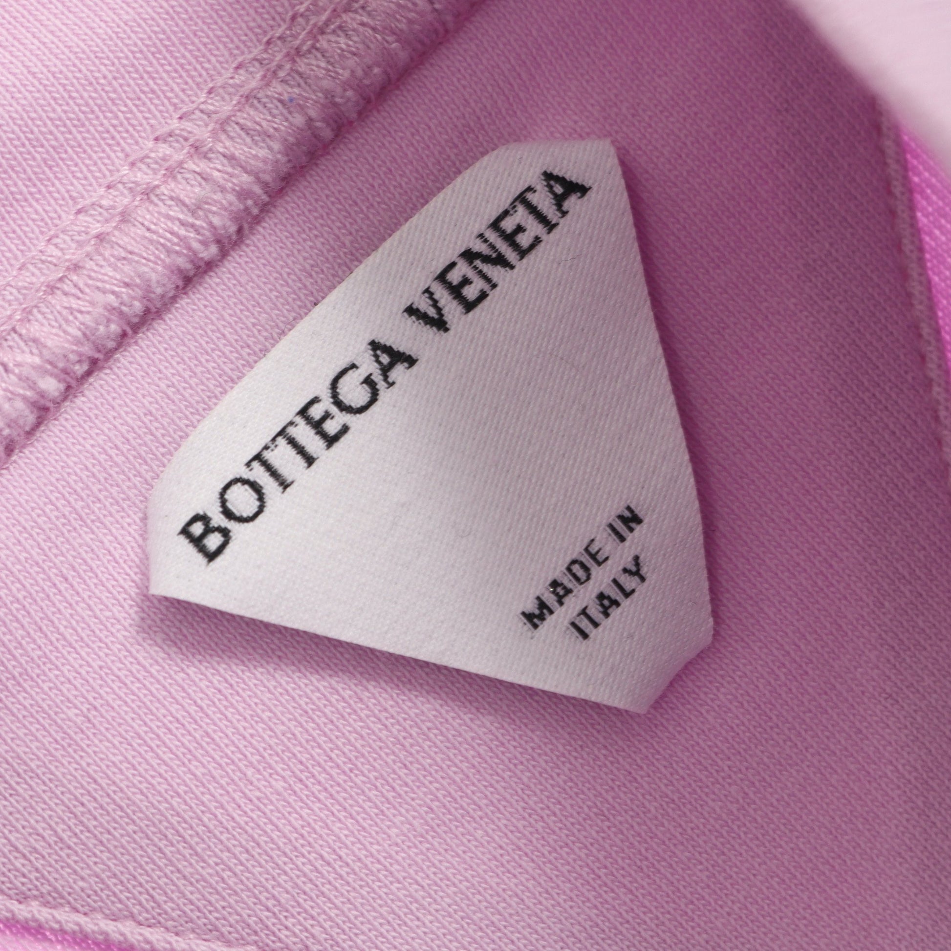 カットソー タートルネック ロゴ刺繍 コットン ライトパープル ボッテガヴェネタ トップス BOTTEGA VENETA