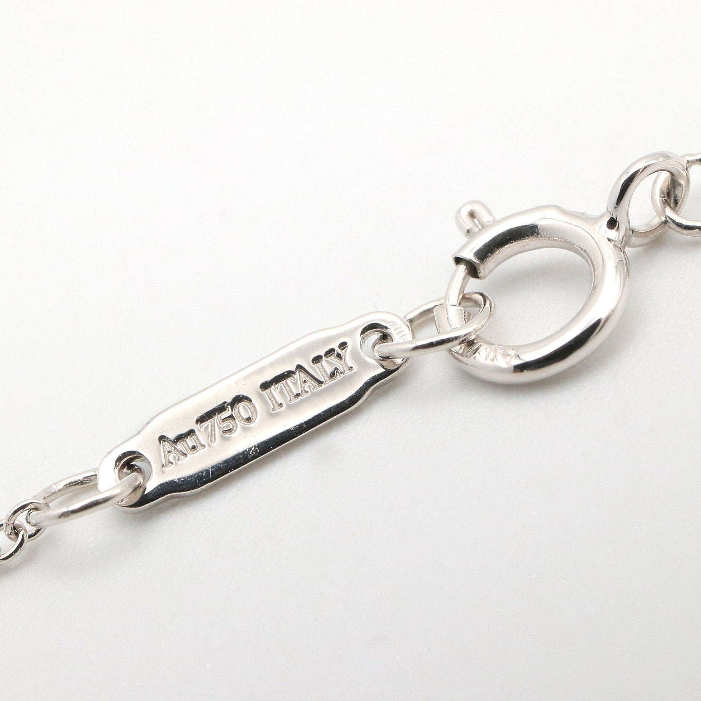Tスマイル スモール ダイヤ ネックレス ネックレス K18WG ダイヤモンド クリア ホワイトゴールド ティファニー アクセサリー TIFFANY & Co.