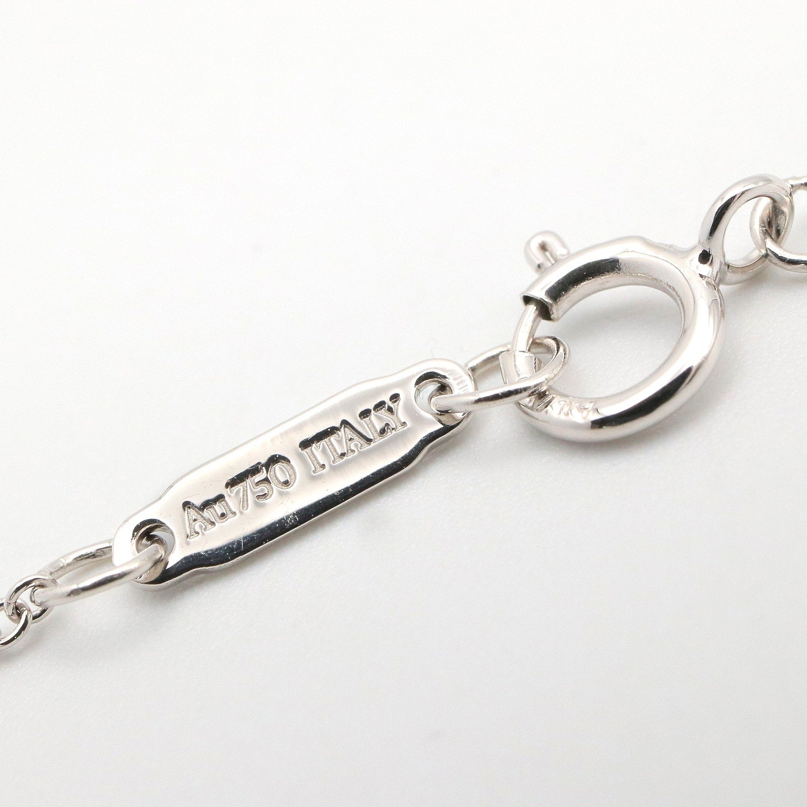 Tスマイル スモール ダイヤ ネックレス ネックレス K18WG ダイヤモンド クリア ホワイトゴールド ティファニー アクセサリー TIFFANY & Co.