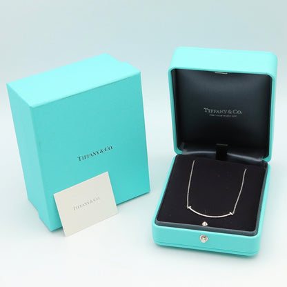 Tスマイル スモール ダイヤ ネックレス ネックレス K18WG ダイヤモンド クリア ホワイトゴールド ティファニー アクセサリー TIFFANY & Co.