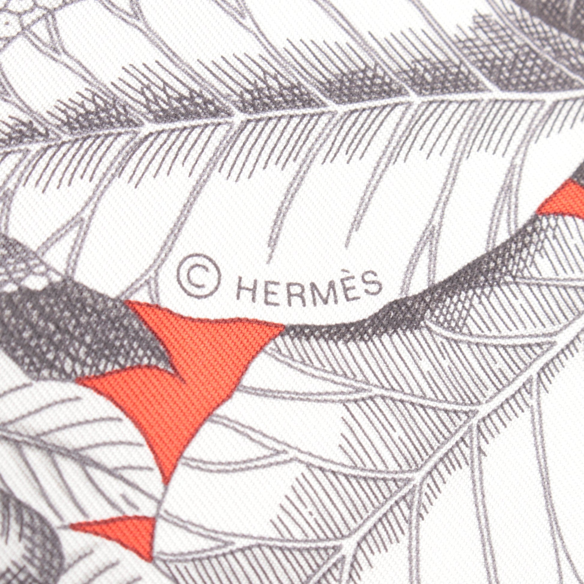 カレ90 TOUT LES BATEAU DU MONDE スカーフ シルク オレンジレッド マルチカラー エルメス 財布・小物 HERMES