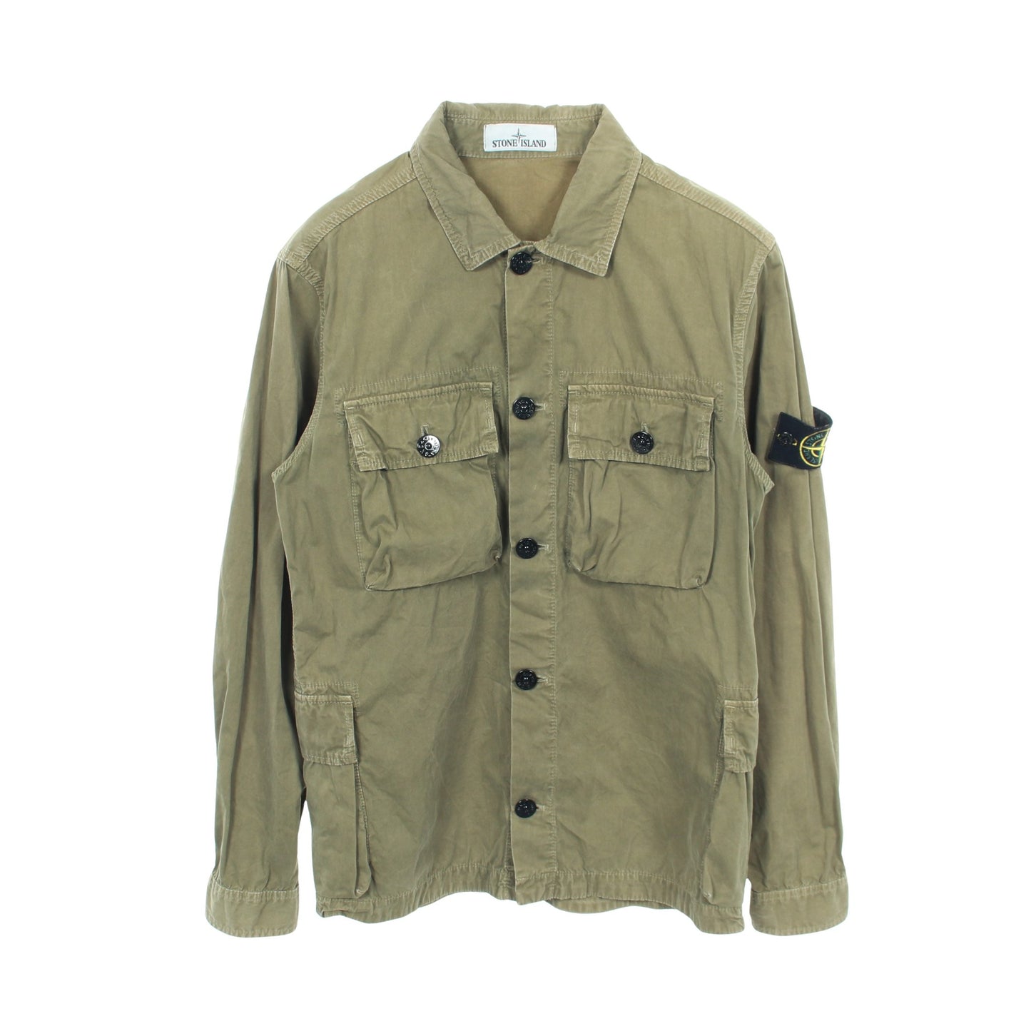 ワークジャケット コットン カーキグリーン ストーンアイランド アウター Stone Island