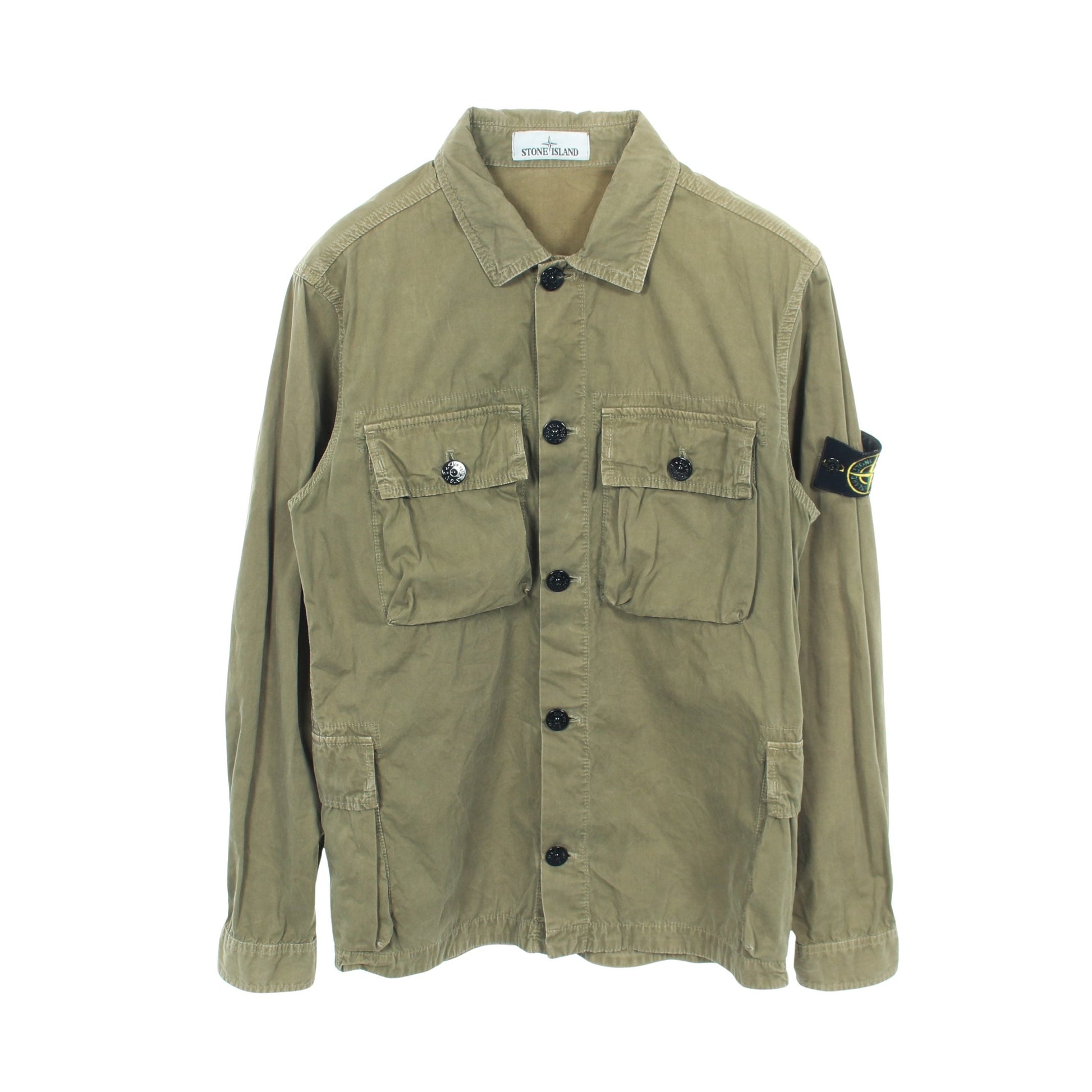 ワークジャケット コットン カーキグリーン ストーンアイランド アウター Stone Island