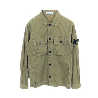 ワークジャケット コットン カーキグリーン ストーンアイランド アウター Stone Island