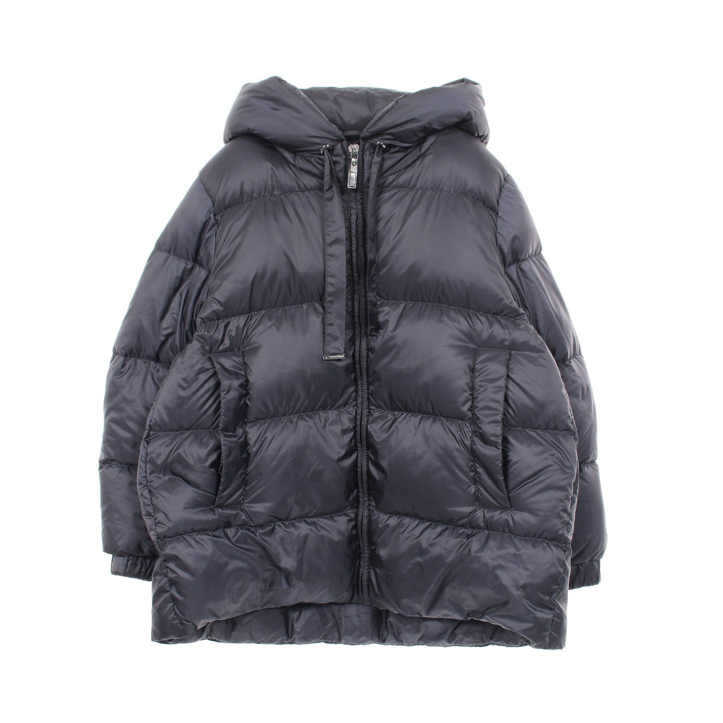 THE CUBE フード付き ダウンジャケット ネイビー マックスマーラ アウター Max Mara