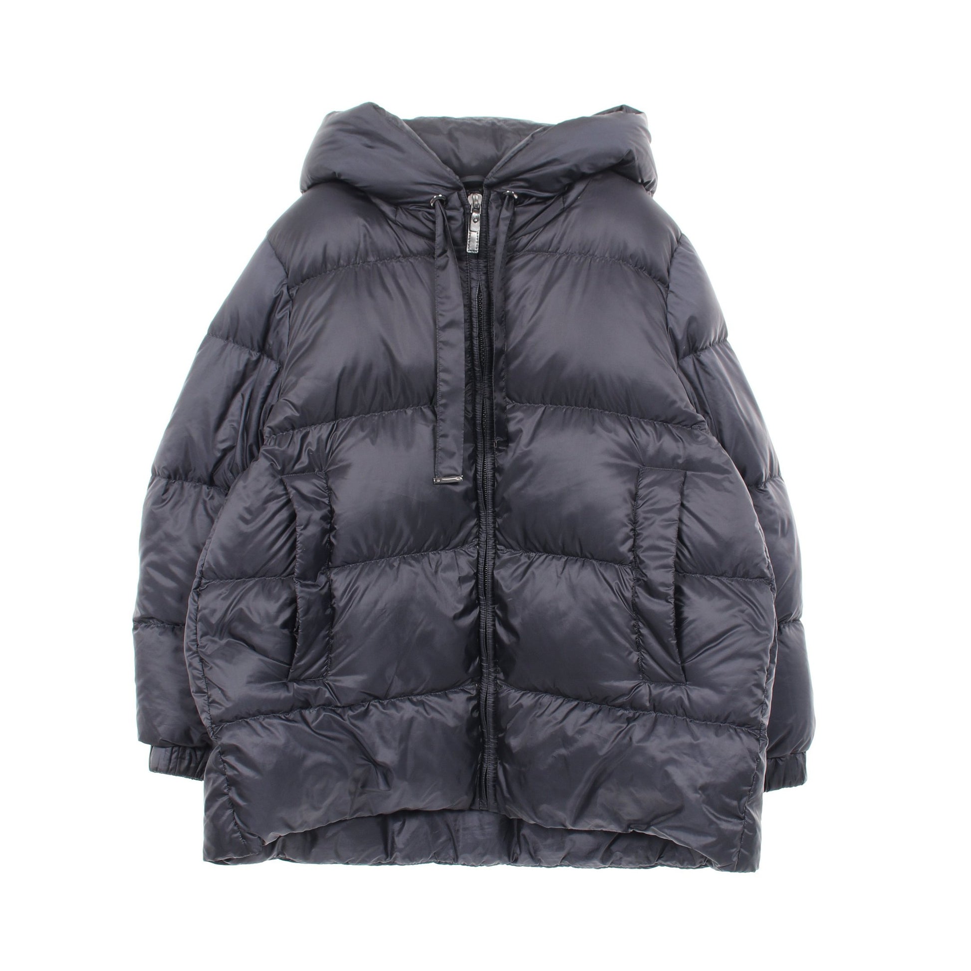 THE CUBE フード付き ダウンジャケット ネイビー マックスマーラ アウター Max Mara