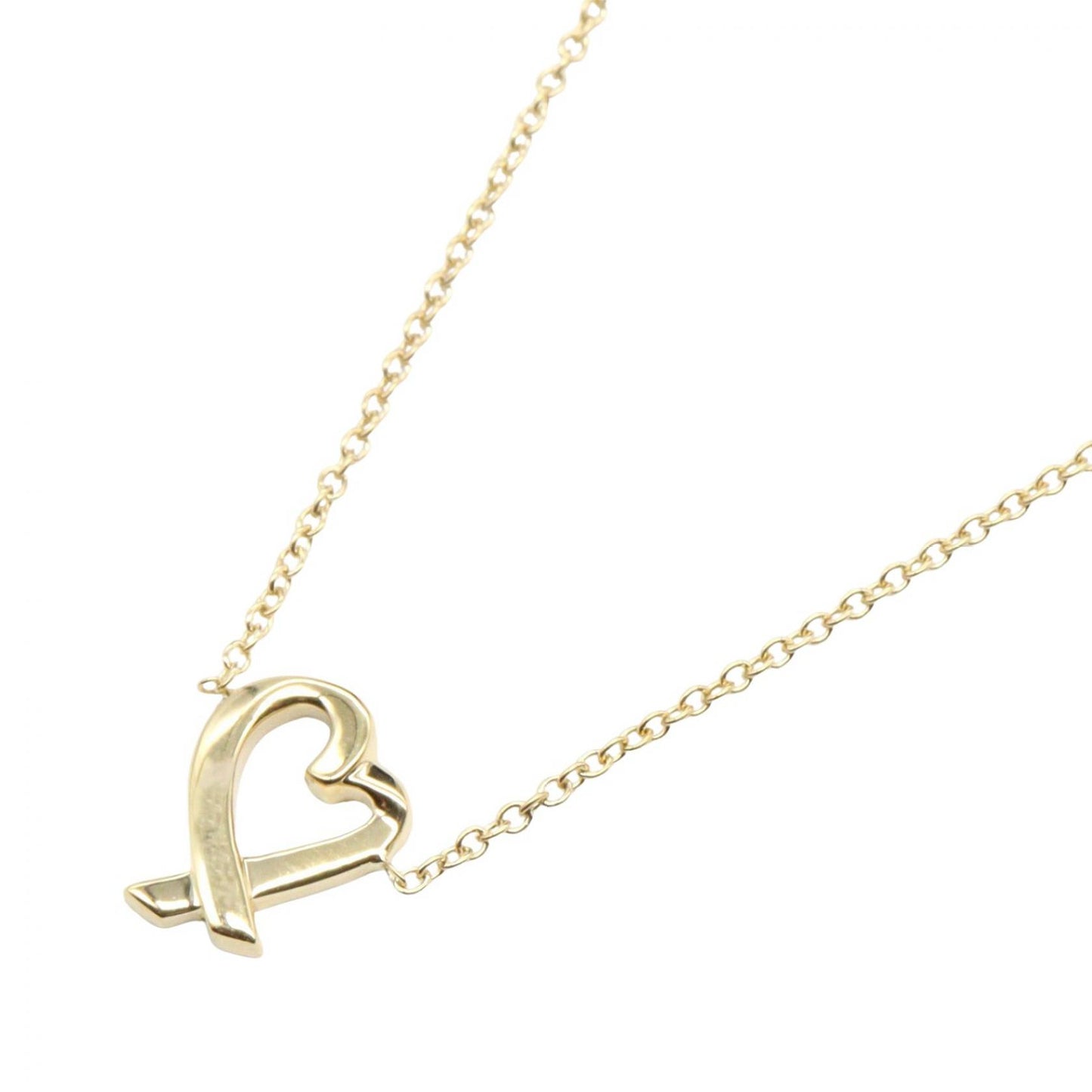 ラビングハートネックレス ネックレス K18YG イエローゴールド ティファニー アクセサリー TIFFANY & Co.