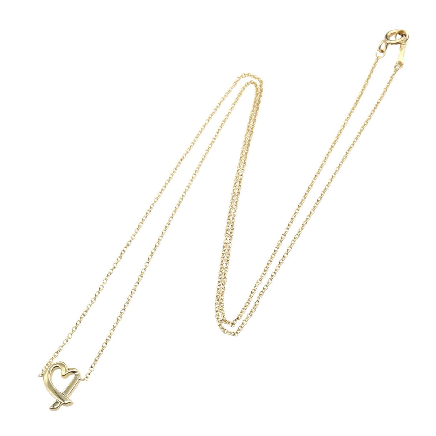ラビングハートネックレス ネックレス K18YG イエローゴールド ティファニー アクセサリー TIFFANY & Co.