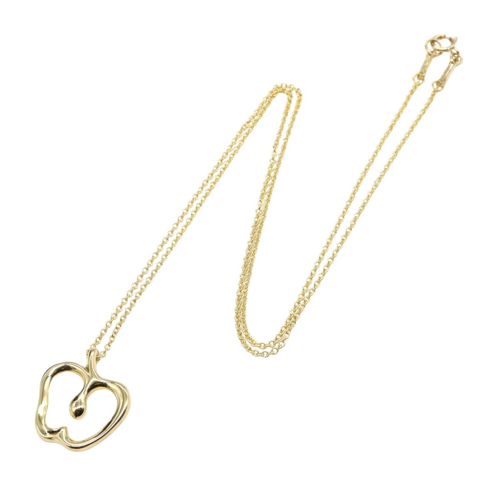 アップル ネックレス ネックレス K18YG イエローゴールド ティファニー