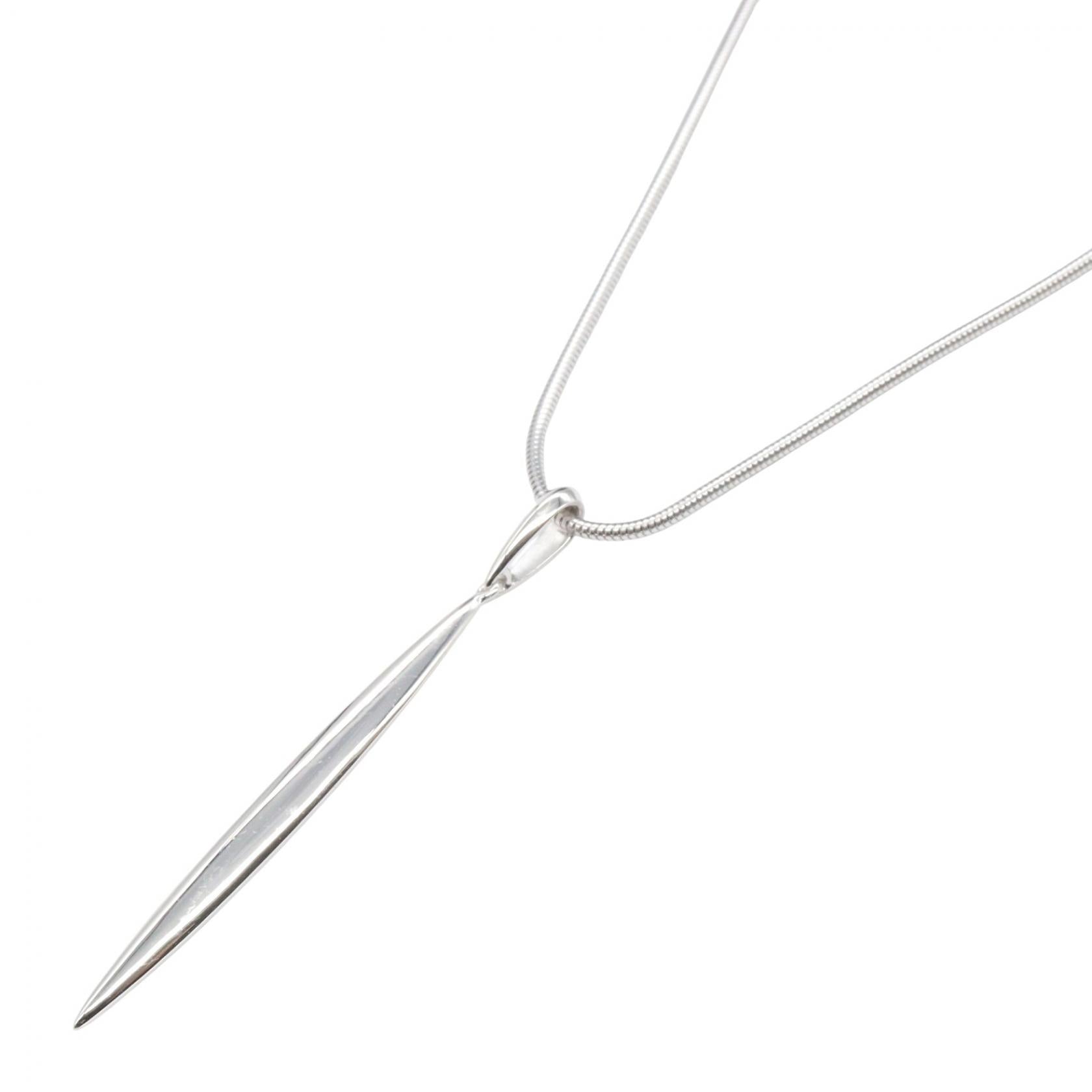 フェザー ネックレス ネックレス K18WG ホワイトゴールド ティファニー アクセサリー TIFFANY & Co.