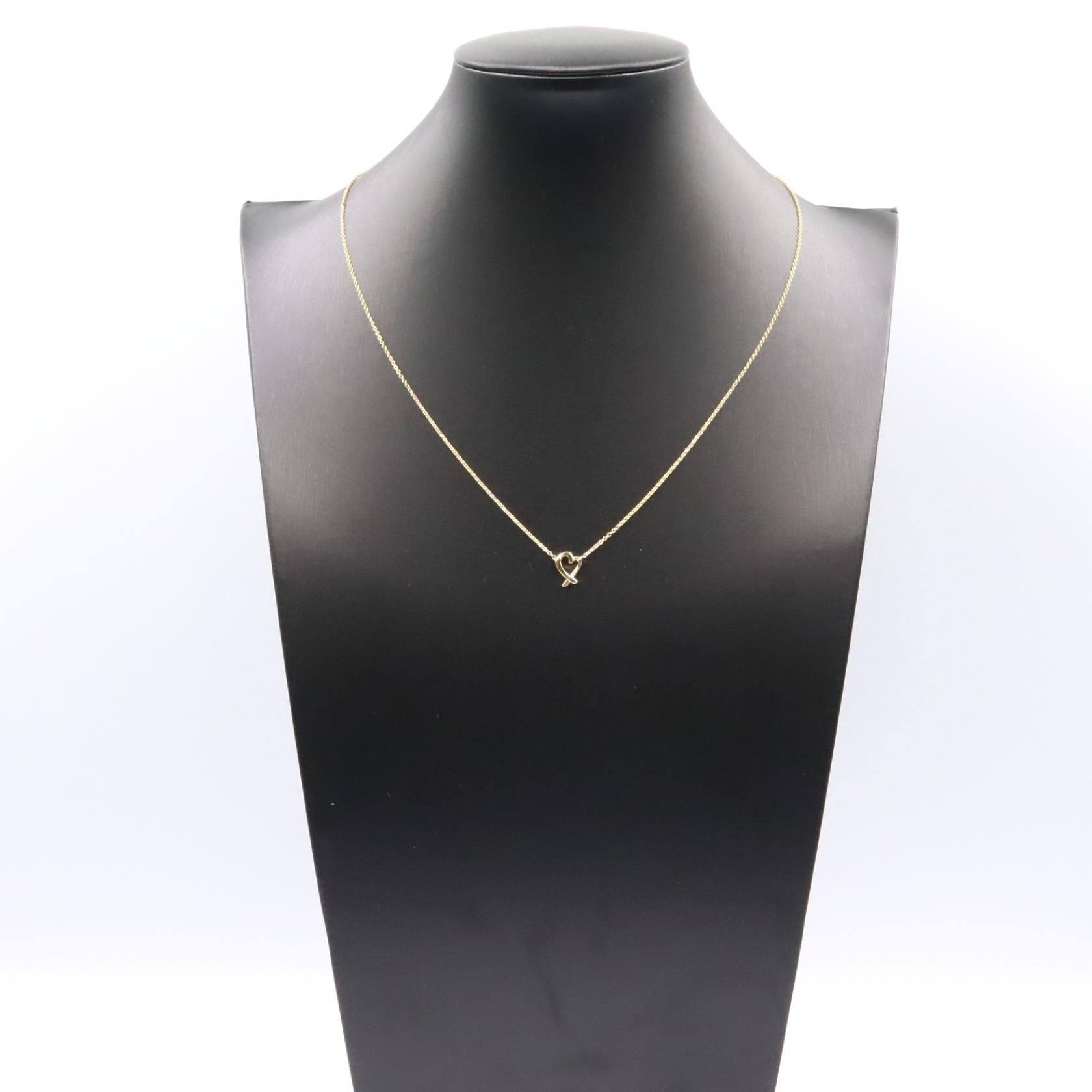 ラビングハート ネックレス ネックレス K18YG イエローゴールド ティファニー アクセサリー TIFFANY & Co.
