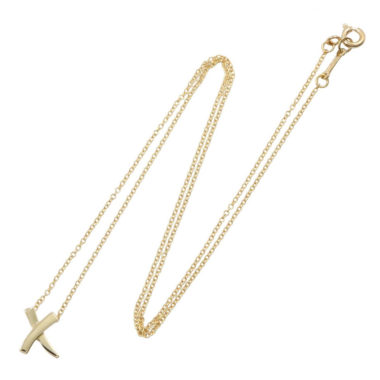 キスネックレス スモール ネックレス K18YG イエローゴールド ティファニー アクセサリー TIFFANY & Co.