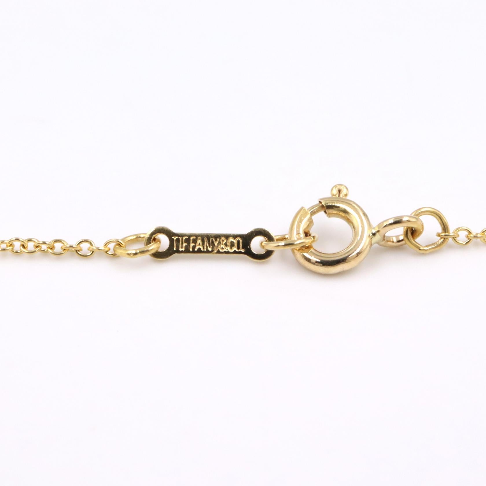 キスネックレス スモール ネックレス K18YG イエローゴールド ティファニー アクセサリー TIFFANY & Co.