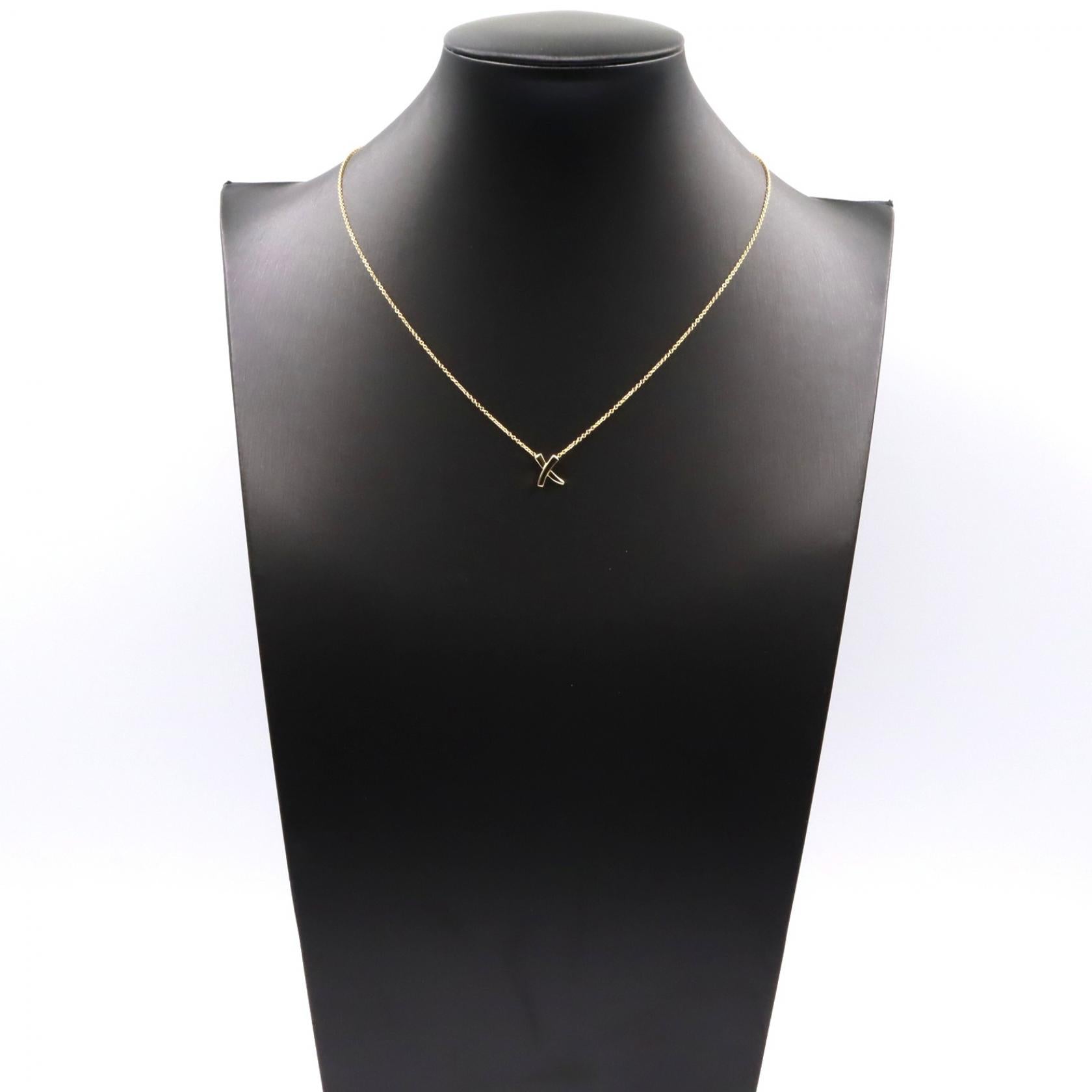 キスネックレス スモール ネックレス K18YG イエローゴールド ティファニー アクセサリー TIFFANY & Co.