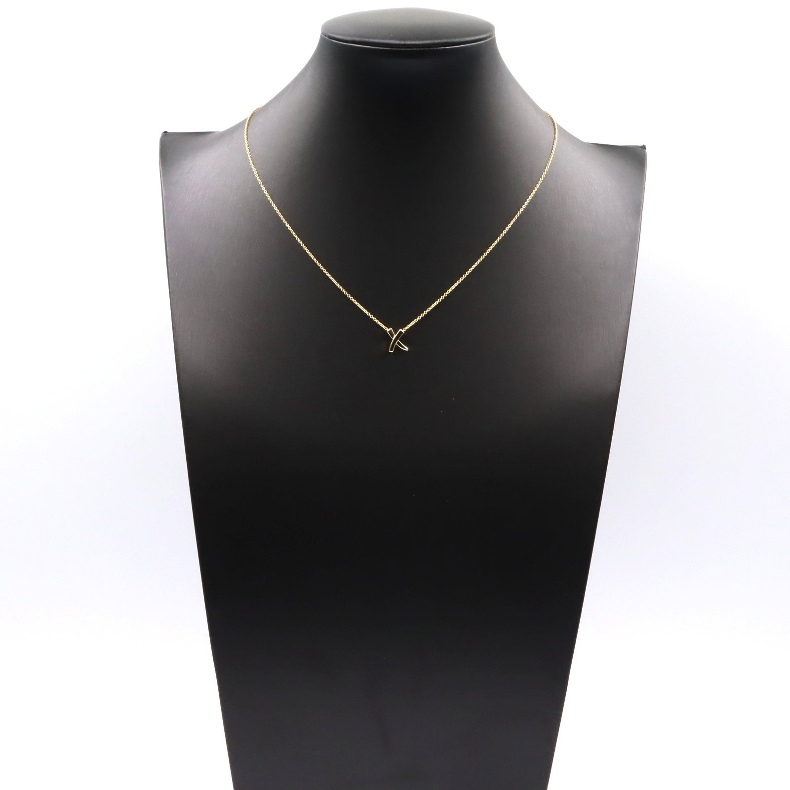 キスネックレス スモール ネックレス K18YG イエローゴールド ティファニー アクセサリー TIFFANY & Co.