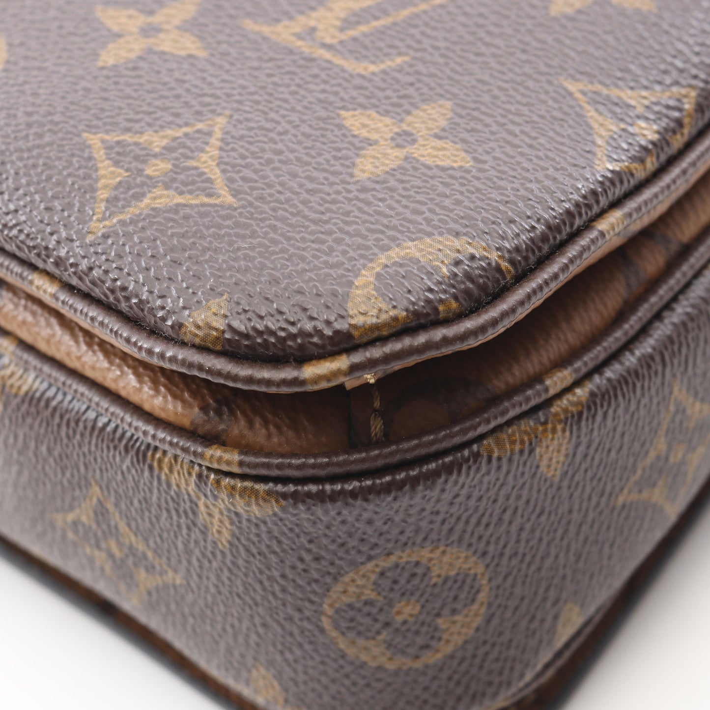 ポシェット メティス MM モノグラムリバース ハンドバッグ PVC レザー ブラウン ブラック 2WAY ルイヴィトン バッグ LOUIS VUITTON