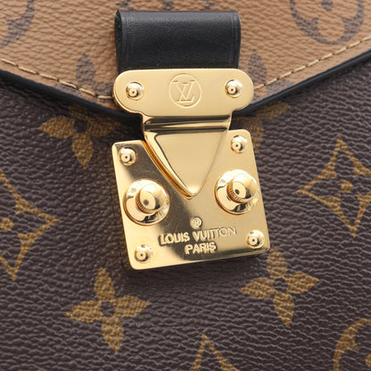 ポシェット メティス MM モノグラムリバース ハンドバッグ PVC レザー ブラウン ブラック 2WAY ルイヴィトン バッグ LOUIS VUITTON