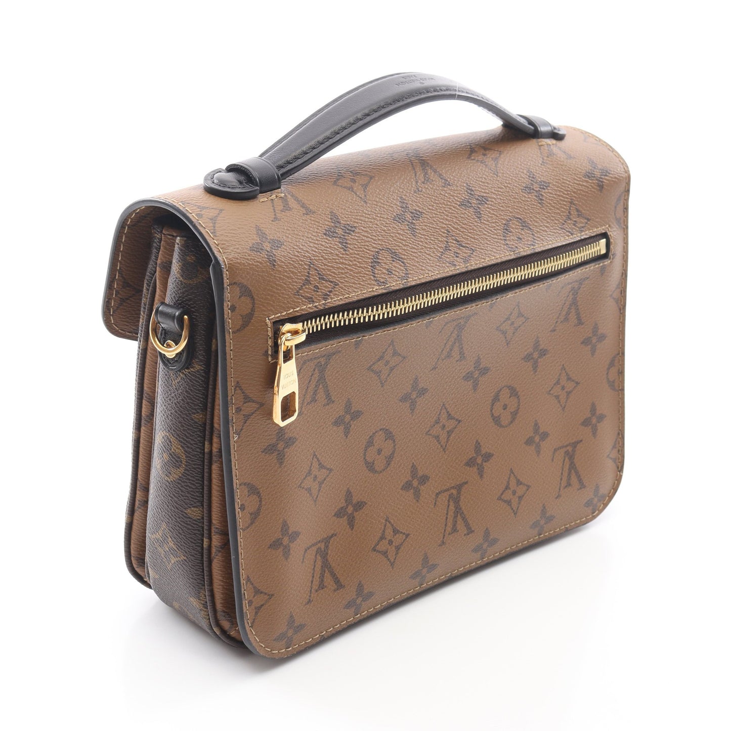 ポシェット メティス MM モノグラムリバース ハンドバッグ PVC レザー ブラウン ブラック 2WAY ルイヴィトン バッグ LOUIS VUITTON