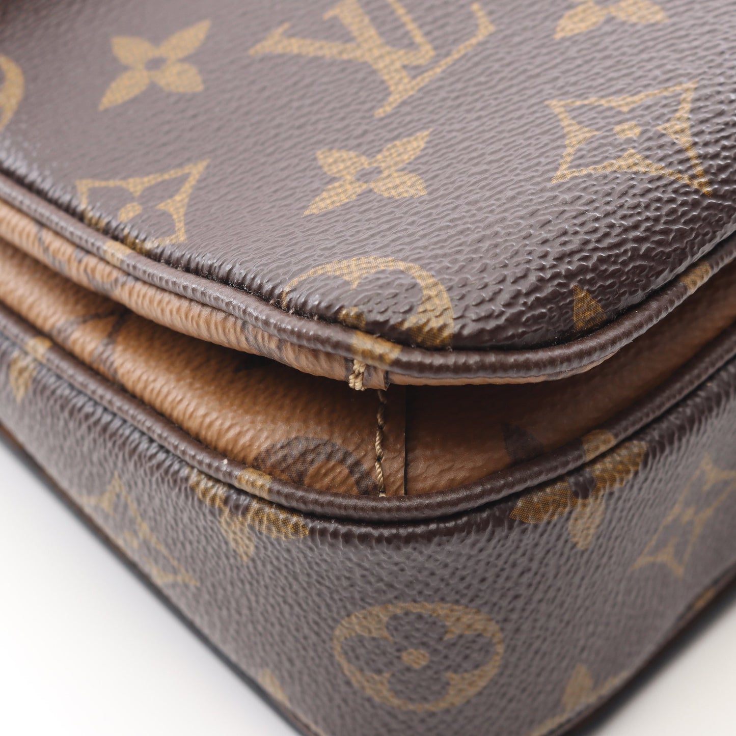 ポシェット メティス MM モノグラムリバース ハンドバッグ PVC レザー ブラウン ブラック 2WAY ルイヴィトン バッグ LOUIS VUITTON