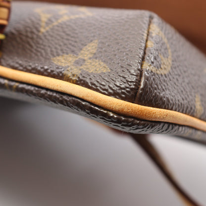 ポシェット マレル モノグラム ボディバッグ ウエストバッグ PVC レザー ブラウン ルイヴィトン バッグ LOUIS VUITTON